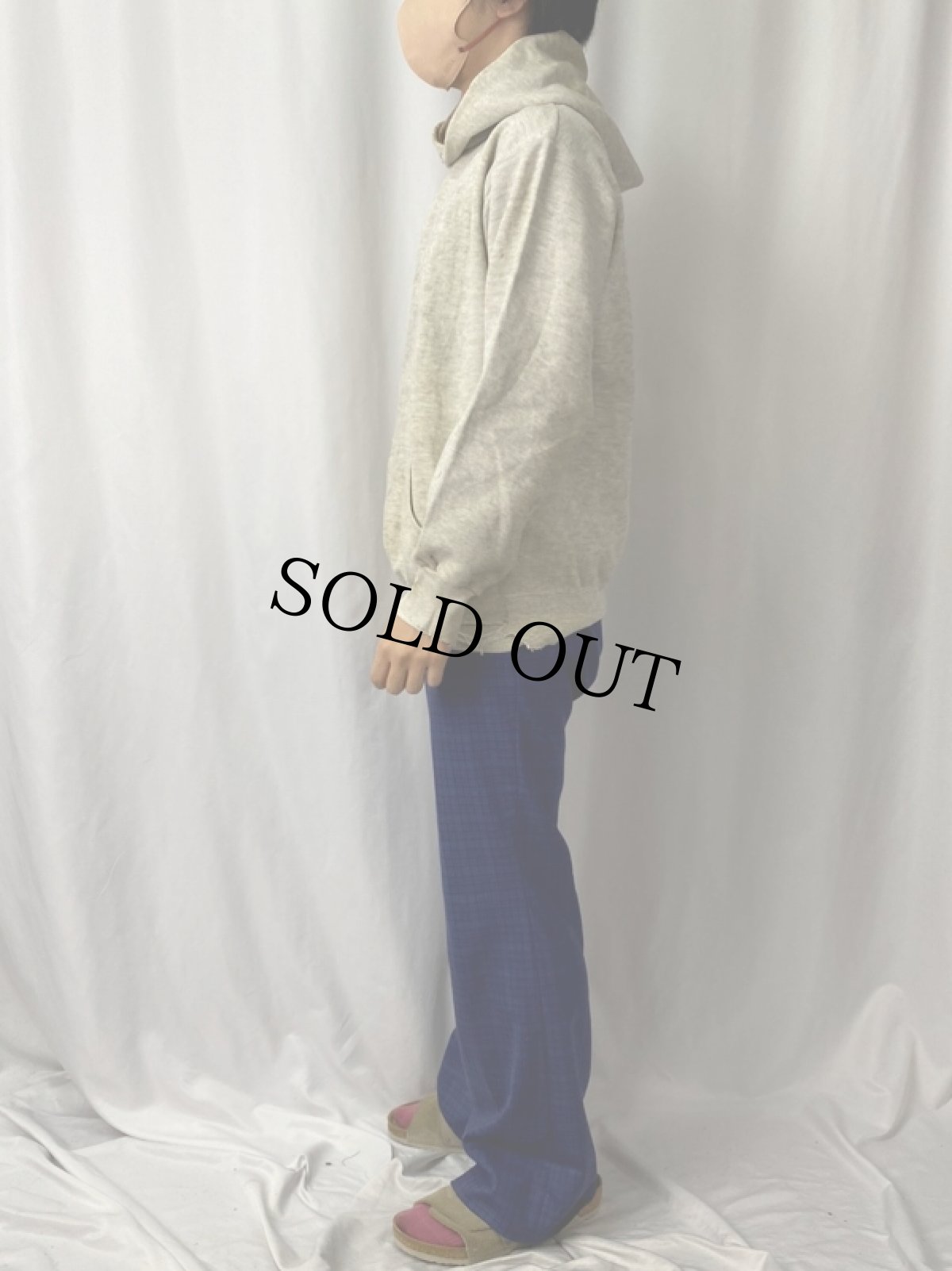 画像3: 90's TULTEX USA製 スウェットフーディー L (3)