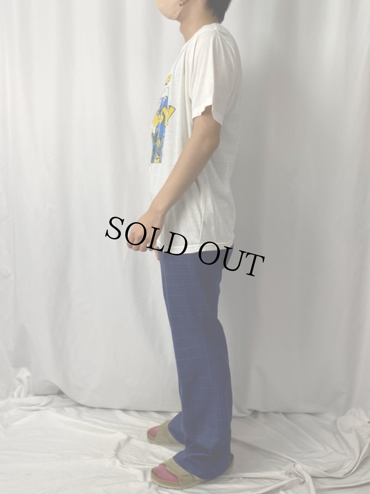 画像3: 90's THE LITTLE SHOP アメコミ風イラストTシャツ XL (3)