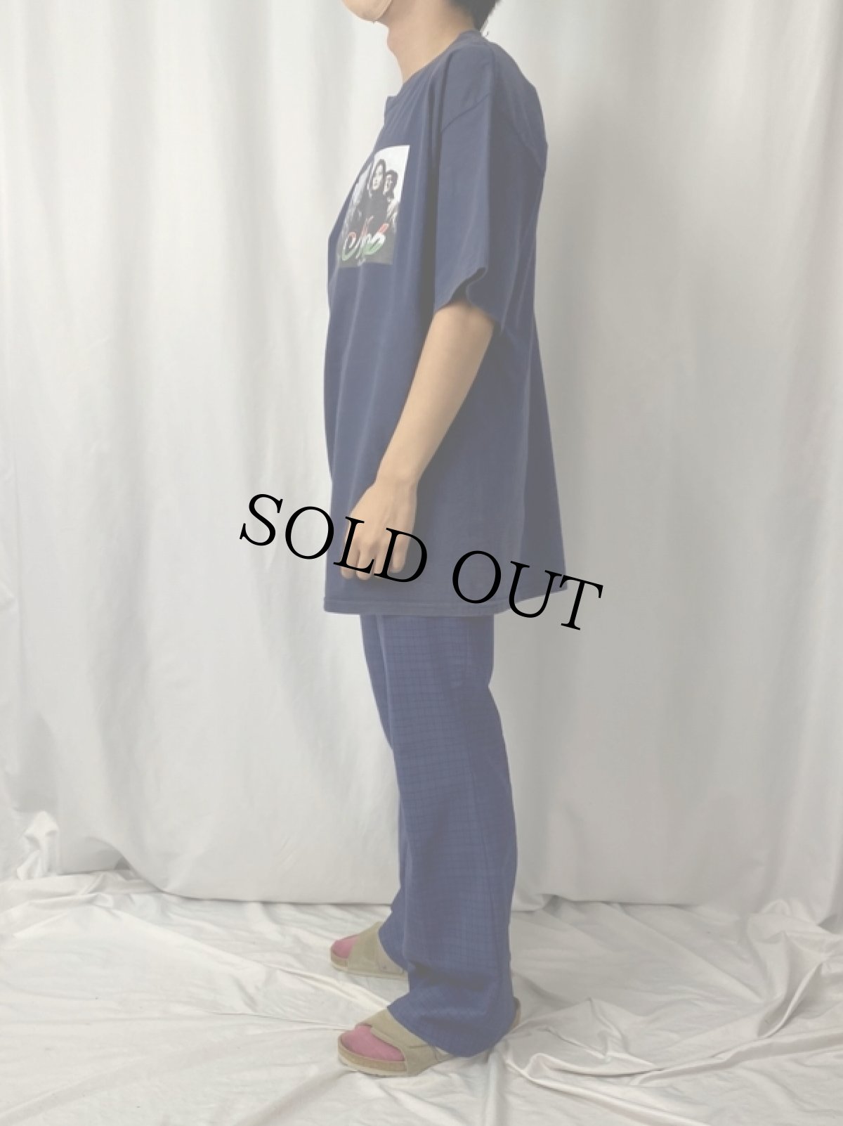 画像3: 90's Serial Killer "The Sopranos / Mob" テレビドラマプリントTシャツ NAVY XL (3)