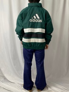 画像4: 90's adidas 切り替えデザイン ナイロンジャケット L (4)