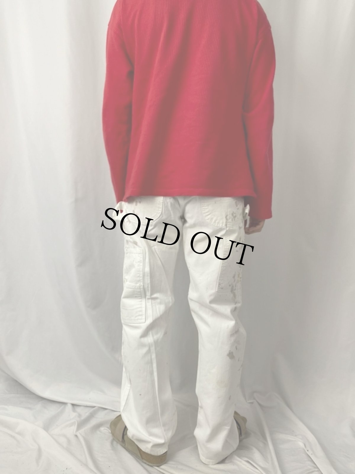 画像4: Dickies ペンキペイント ダブルニーペインターパンツ W31 (4)