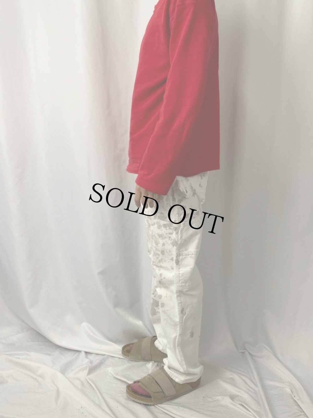 画像3: Dickies ペンキペイント ダブルニーペインターパンツ W31 (3)