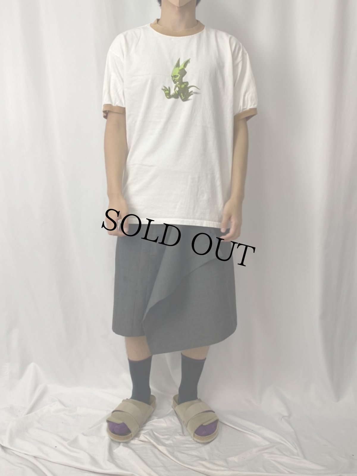 画像3: DEL THE FUNKY HOMOSAPIEN ヒップホップリンガーTシャツ XL (3)