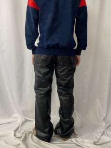 画像4: EXPRESS レザーパンツ W30 (4)