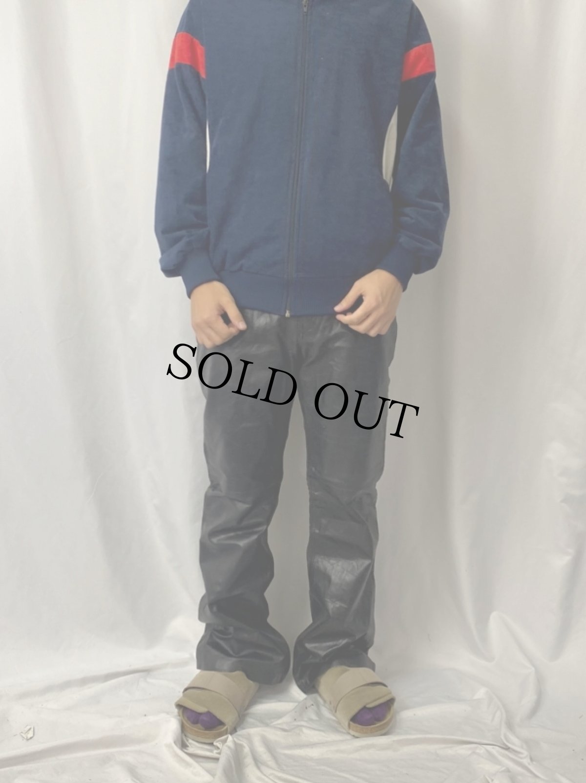 画像2: EXPRESS レザーパンツ W30 (2)