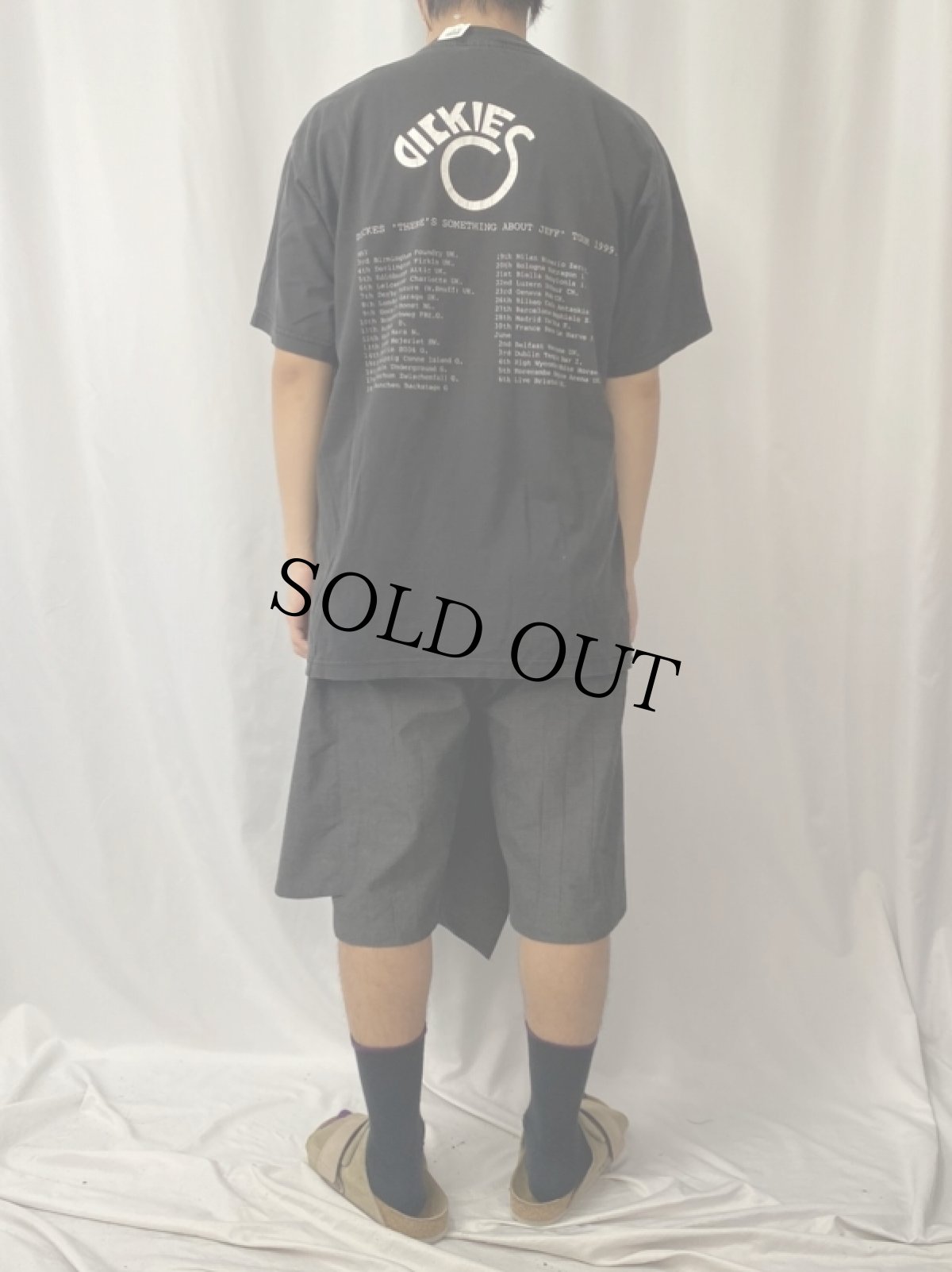画像4: 90's THE DICKIES "THERE'S COMETHING ABOUT JEFF TOUR 1999" パンクロックバンドTシャツ XL (4)