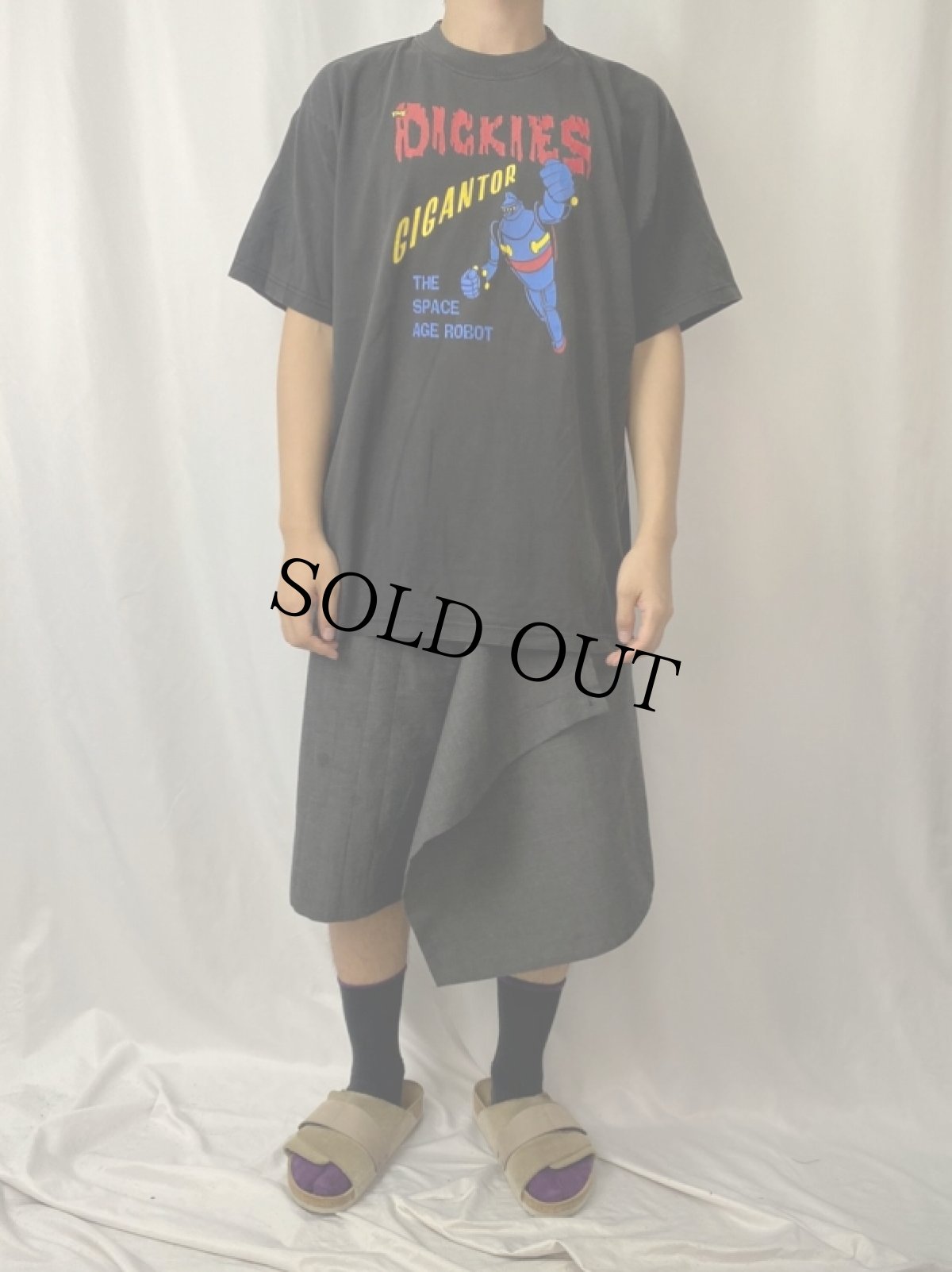 画像2: 90's THE DICKIES "THERE'S COMETHING ABOUT JEFF TOUR 1999" パンクロックバンドTシャツ XL (2)
