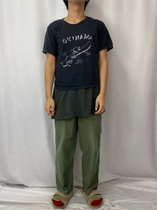画像2: 70's〜 "OKINAWA" スーベニアTシャツ BLACK (2)