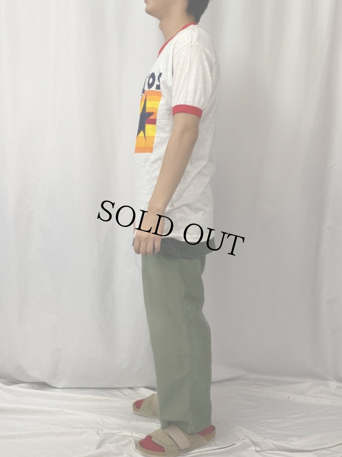 画像3: 70's Hanes USA製 "Astros" リンガーTシャツ L (3)