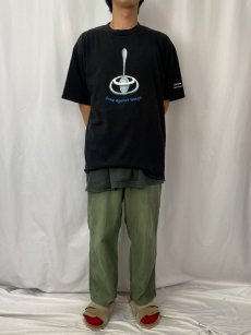 画像2: 90's TOYOTA USA製 "Drive Against Hunger" プリントTシャツ BLACK XL (2)