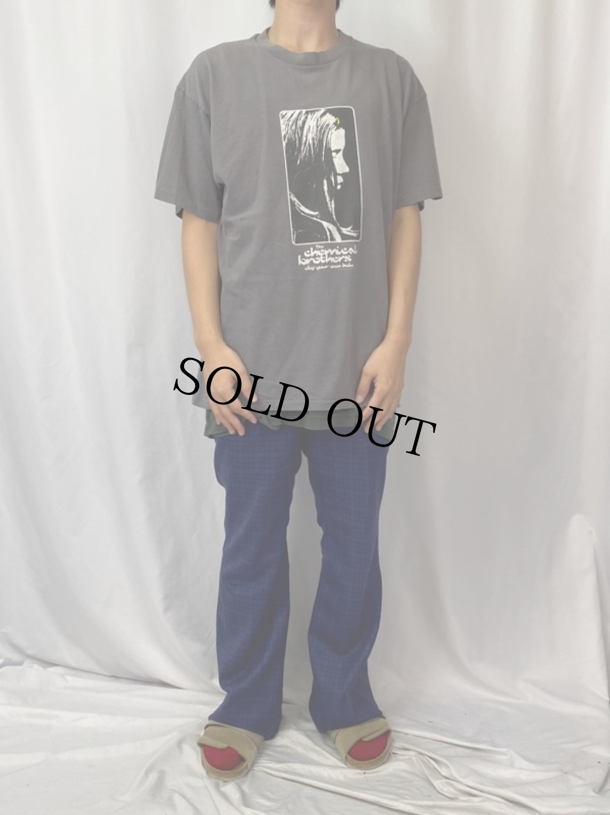 画像2: 90's The Chemical Brothers USA製 "Dig Your Own Hole" ダンスミュージックユニットTシャツ XL (2)