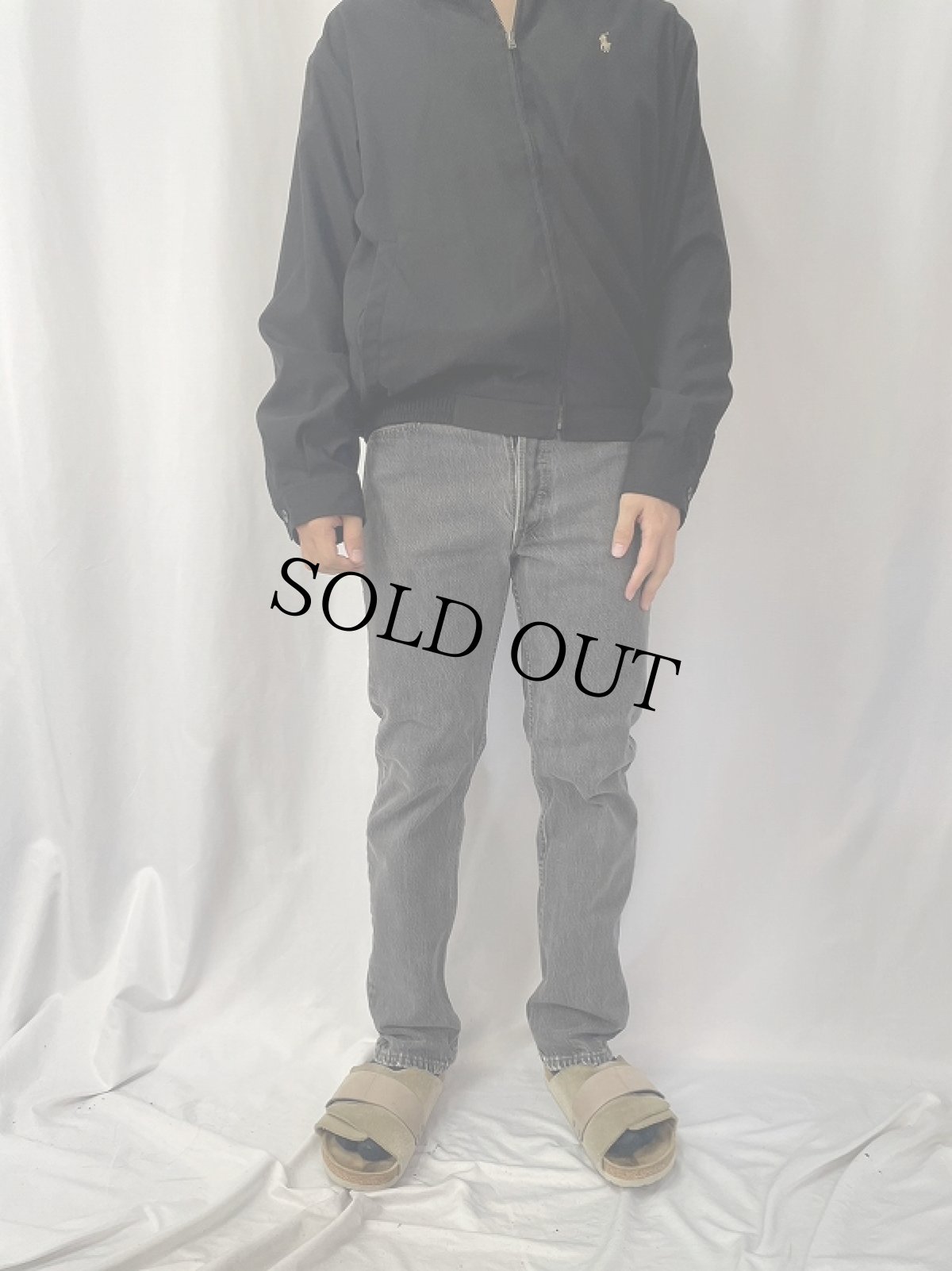 画像2: 90's Levi's 501 USA製 ブラックデニムパンツ W31 (2)