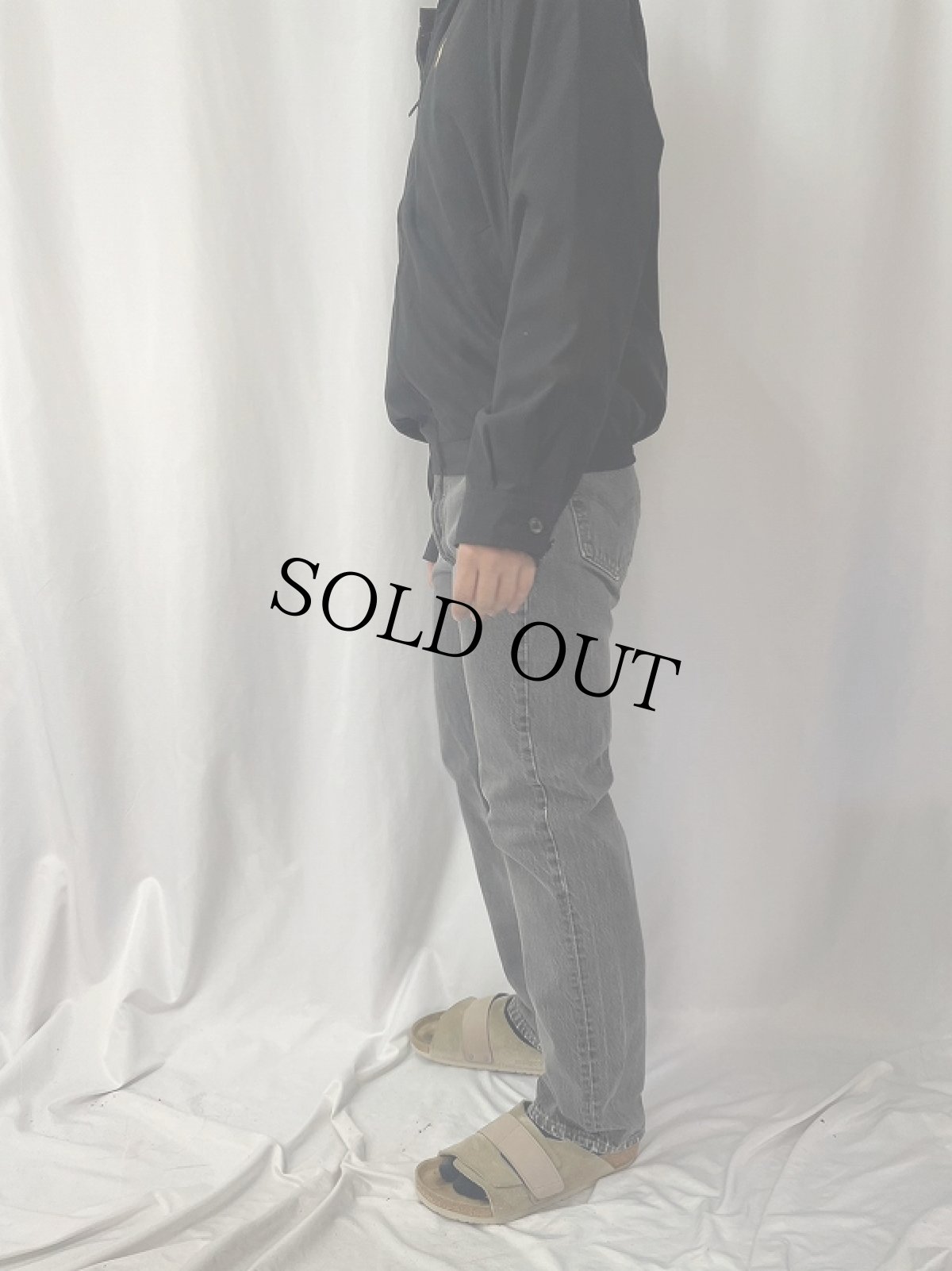 画像3: 90's Levi's 501 USA製 ブラックデニムパンツ W31 (3)