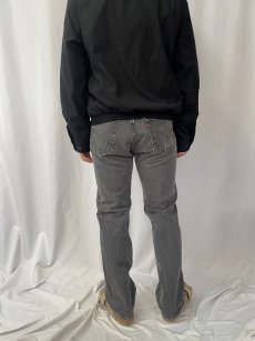 画像4: 90's Levi's 501 USA製 ブラックデニムパンツ W31 (4)