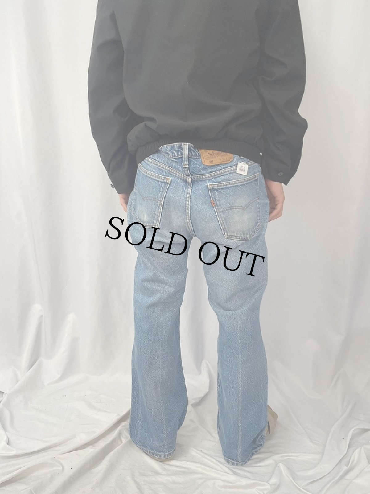 画像4: 〜90's Levi's 517 USA製 ブーツカットデニムパンツ W35 (4)