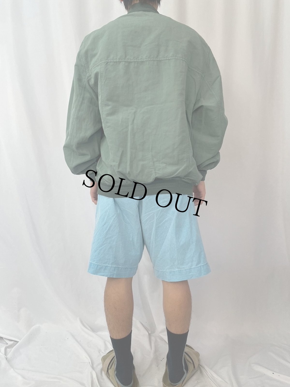 画像4: 90's Peter Hadley ITALY製 コットン×リネン ジャケット SIZE50 (4)