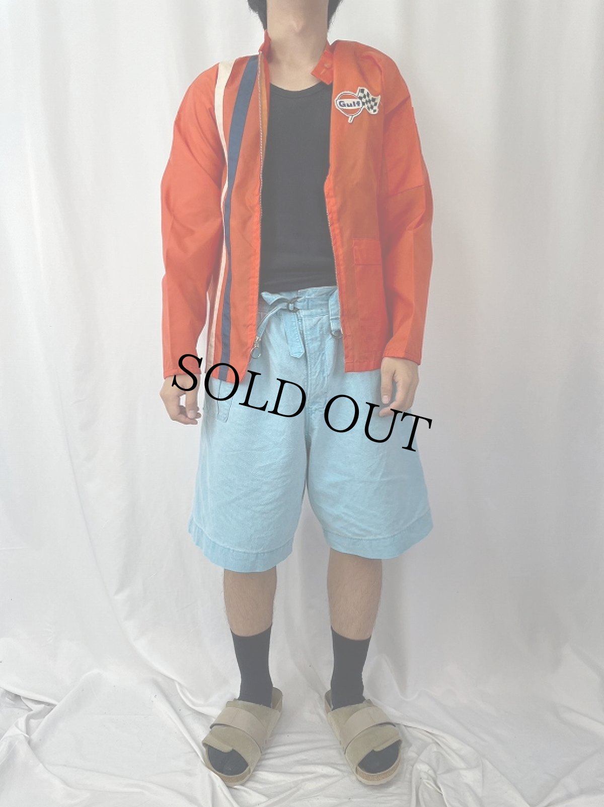 画像2: 60〜70's Bonner "Gulf" レーシングジャケット S (2)