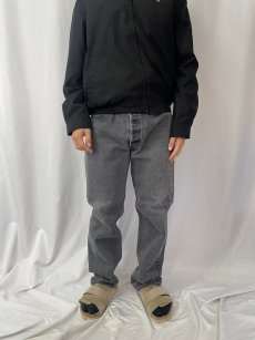 画像2: 90's Levi's 501 USA製 サルファブラックデニムパンツ W34 (2)