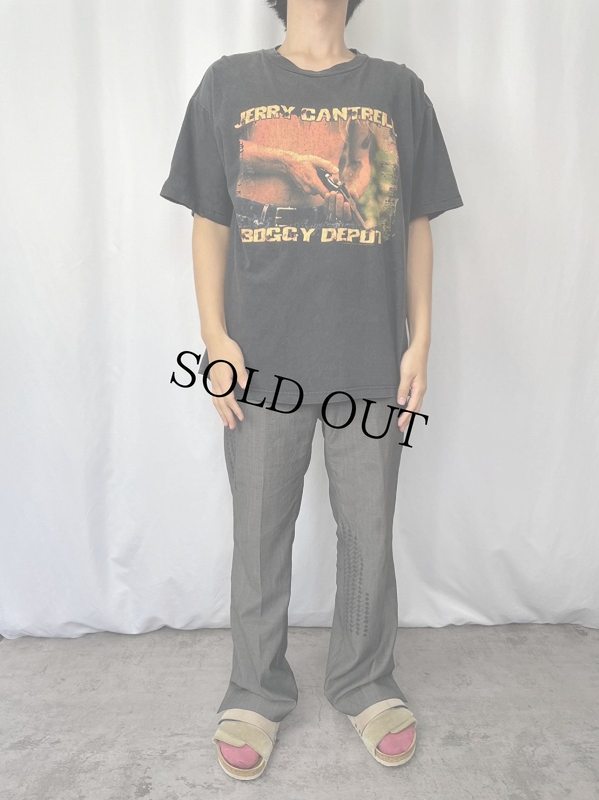 画像3: 90's JERRY CANTRELL "BOGGY DEPOT" ミュージシャンTシャツ L (3)