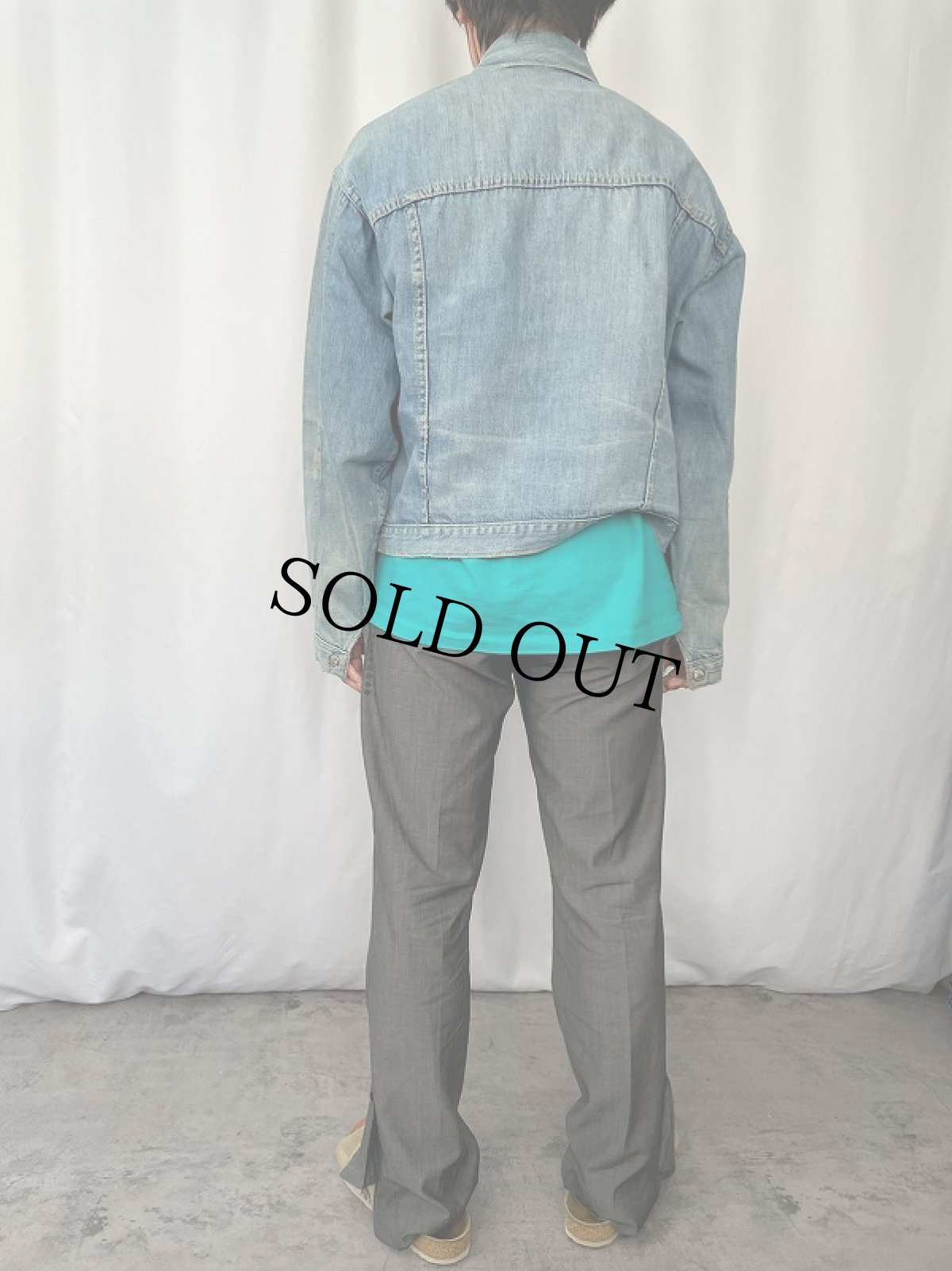 画像3: 70's  STOREBRAND 4ポケットデニムジャケット SIZE46 (3)
