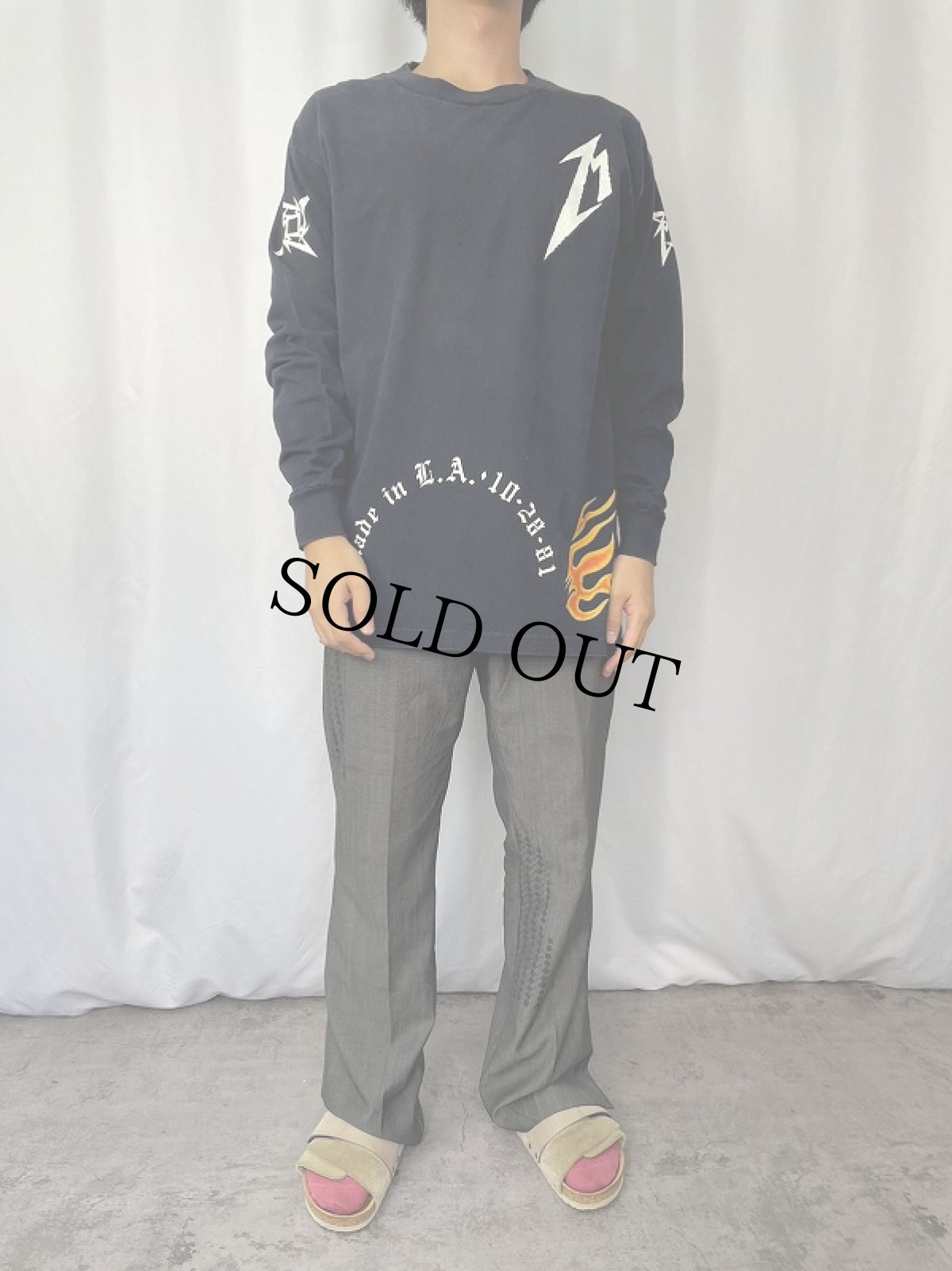 画像3: 90's METALLICA  USA製 "METALLICA SAN FRANCISCO 15YEARS" ヘヴィメタルバンドロンT L (3)