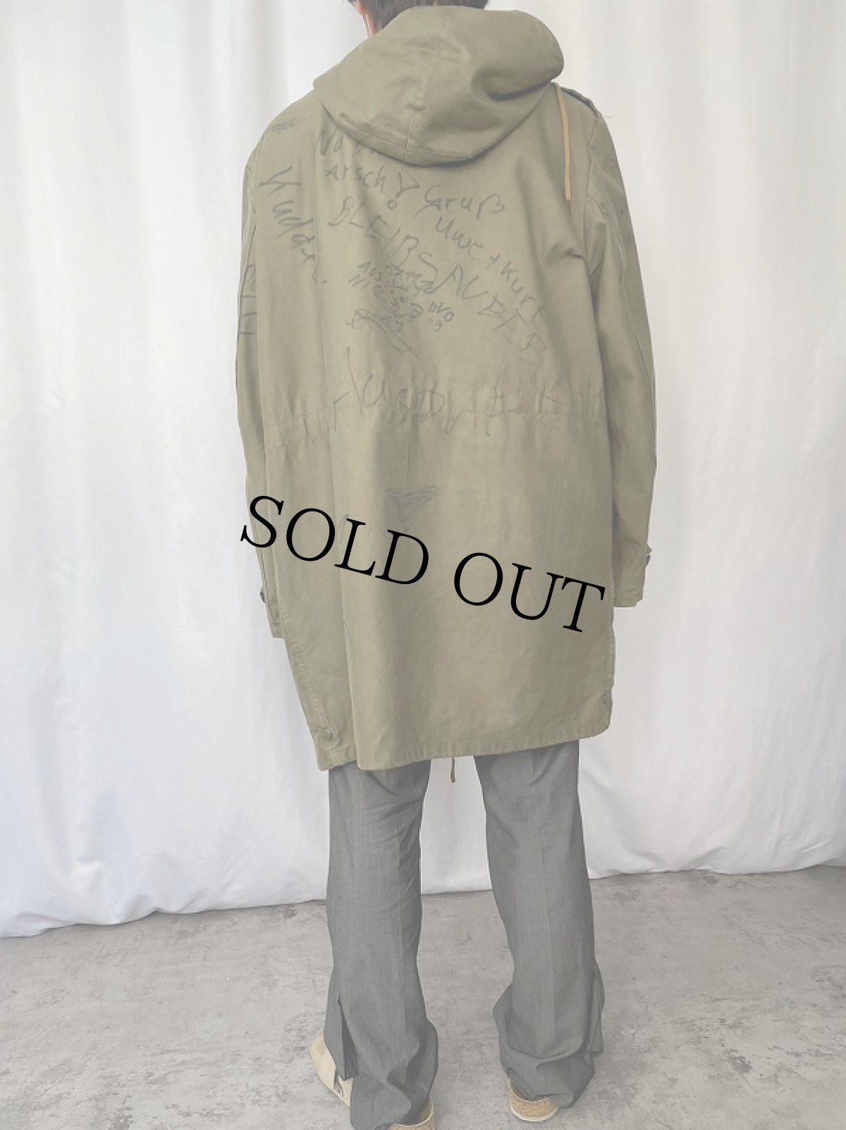 画像4: 80's ドイツ軍 ハンドペイント フィールドパーカー (4)