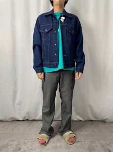 画像2: Levi's 70506-0216 CANADA製 ワンウォッシュデニムジャケット フラッシャー付き DEADSTOCK SIZE40 (2)