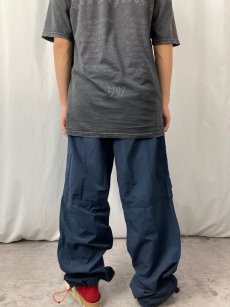 画像3: OLD NAVY 60/40クロス リップストップ カーゴパンツ NAVY M フラッシャー付き (3)