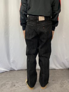 画像3: 90's Levi's SILVER TAB "LOOSE" USA製 ブラックデニムパンツ W37 (3)