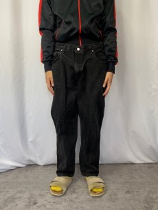 画像2: 90's Levi's SILVER TAB "LOOSE" USA製 ブラックデニムパンツ W37 (2)