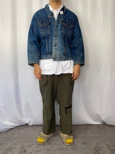 画像2: 60's LEVI'S 70505 BIGE デニムジャケット (2)