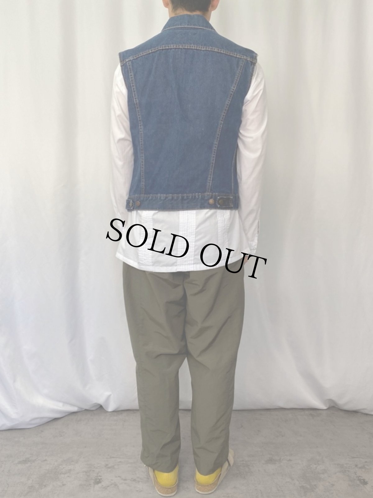 画像3: 60〜70's Levi's 70505 カットオフデニムジャケット (3)