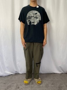 画像2: となりのトトロ 映画プリントTシャツ BLACK L (2)