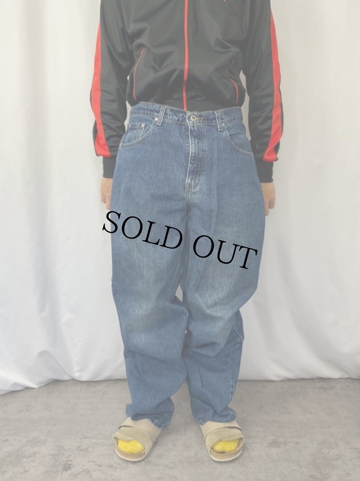 画像2: 90's Levi's SILVER TAB "LOOSE WIDE LEG" デニムパンツ W34 (2)