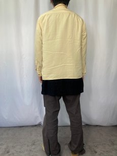 画像3: 80〜90's HENRI BENDEL New York オープンカラー シルクシャツ S (3)