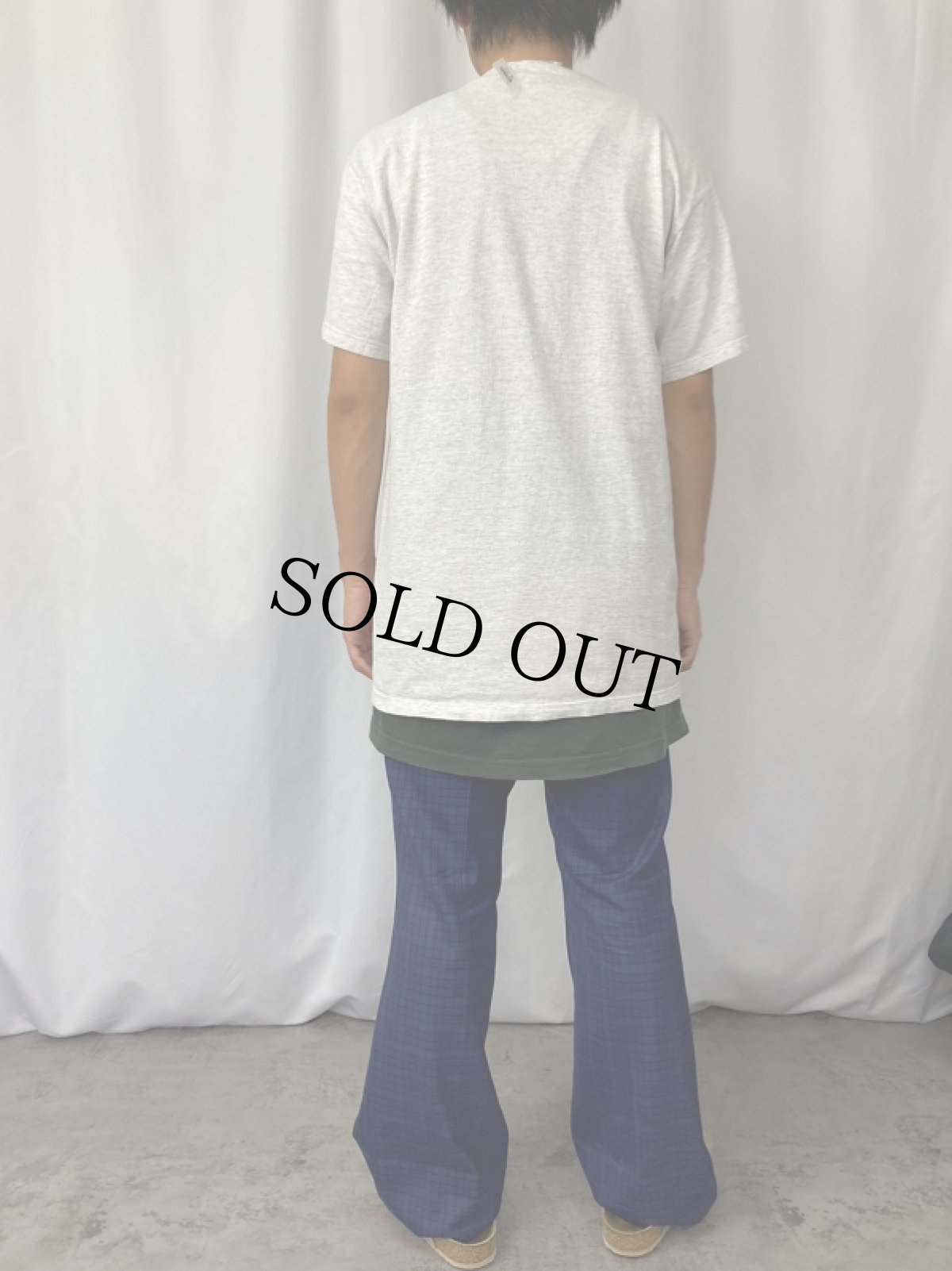 画像3: 90's Mr.Bean "MOST WANTED" Mugshot コメディアンプリントTシャツ L (3)