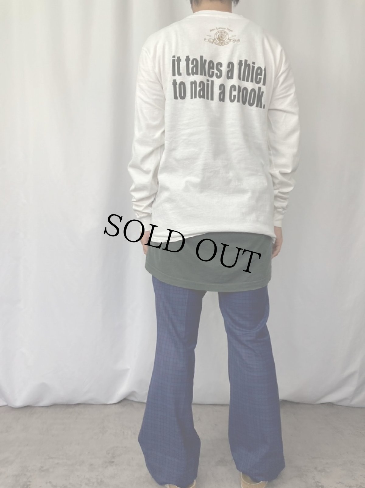 画像4: 2000's What's the Worst That Could Happen? コメディ映画 ロゴプリントロンT L (4)