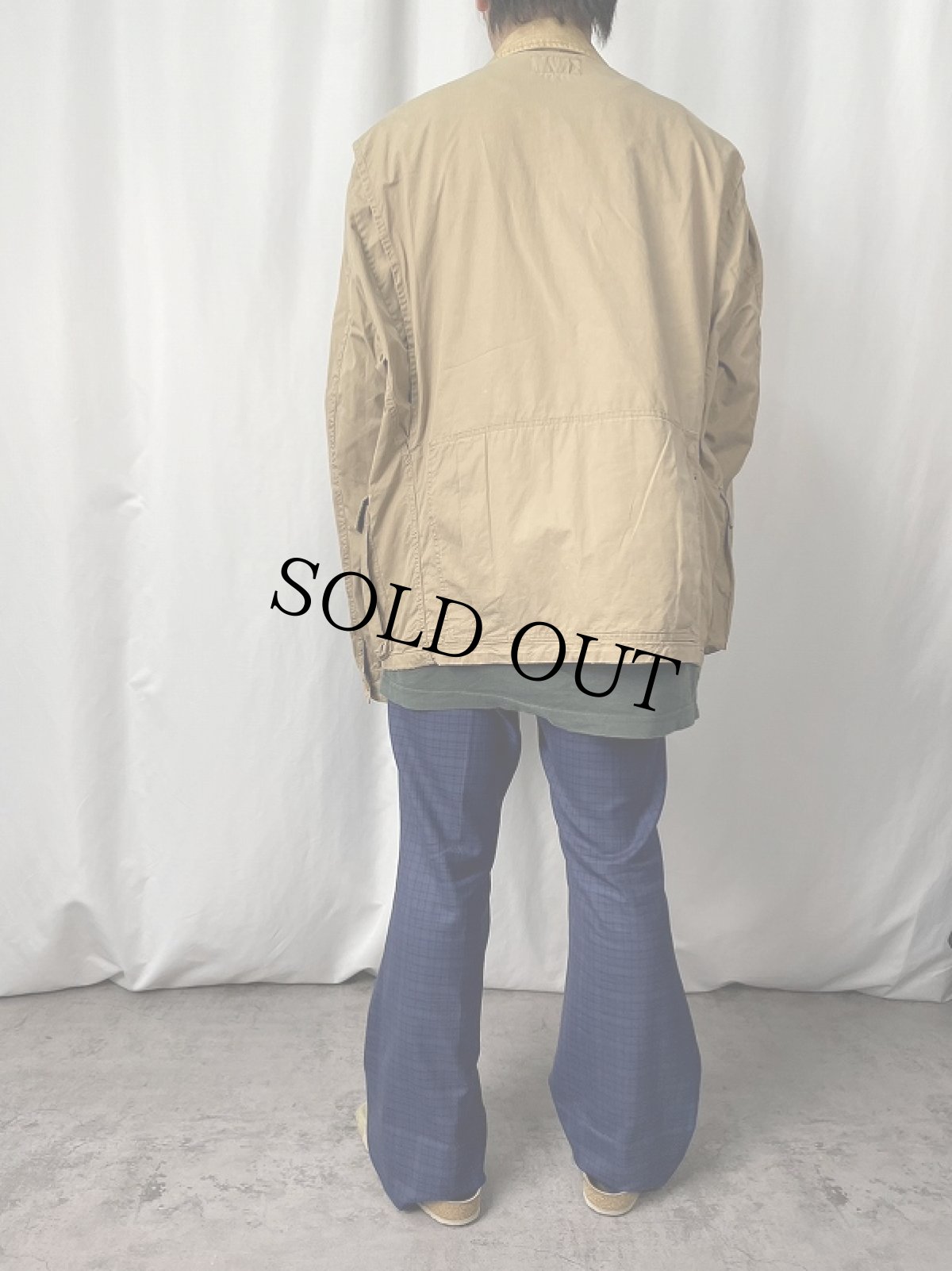 画像3: POLO Ralph Lauren "fishuntex TYPE" コットンフィッシングジャケット XXL (3)