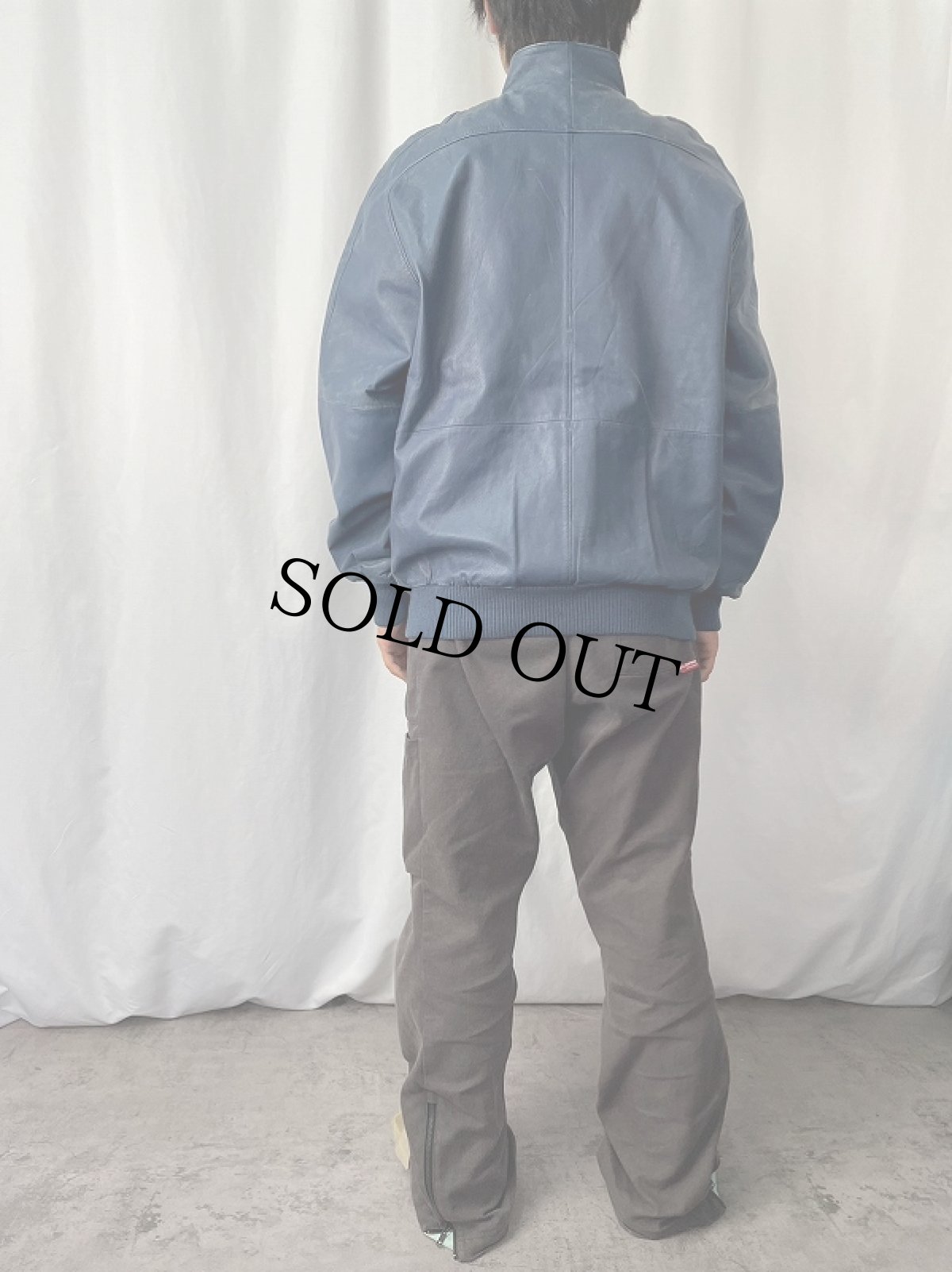 画像3: 80〜90's valentino レザージャケット SIZE50 (3)