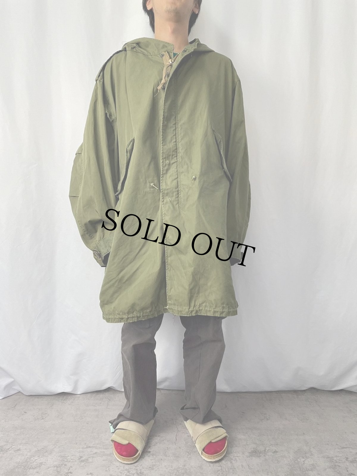 画像2: 50's USMC M-51 ライナー付き モッズコート LARGE (2)