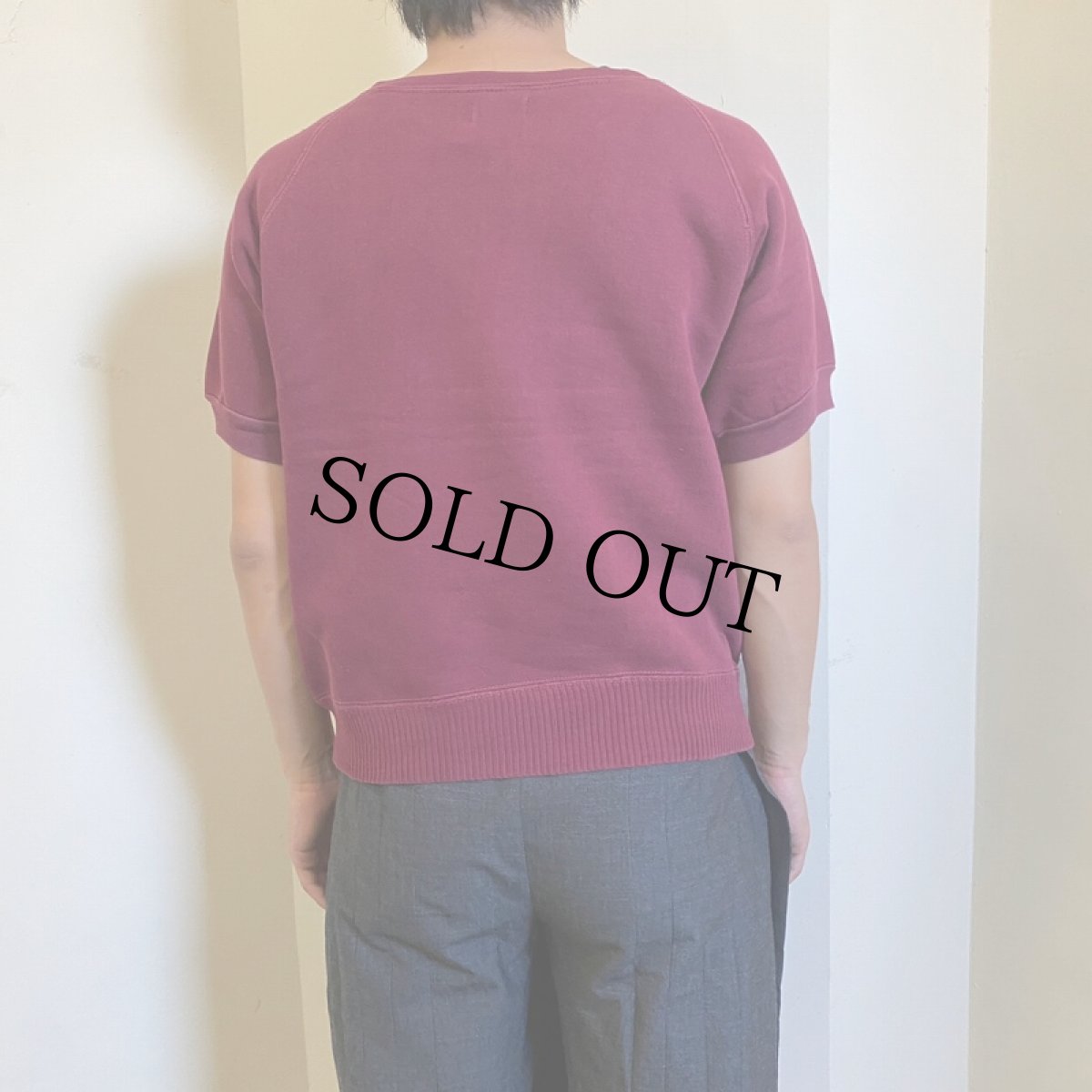 画像3: 50's STANFIELDS "UNIVERSITY OF SASKAT CHEWAN" フリーダムスリーブ半袖スウェット M (3)