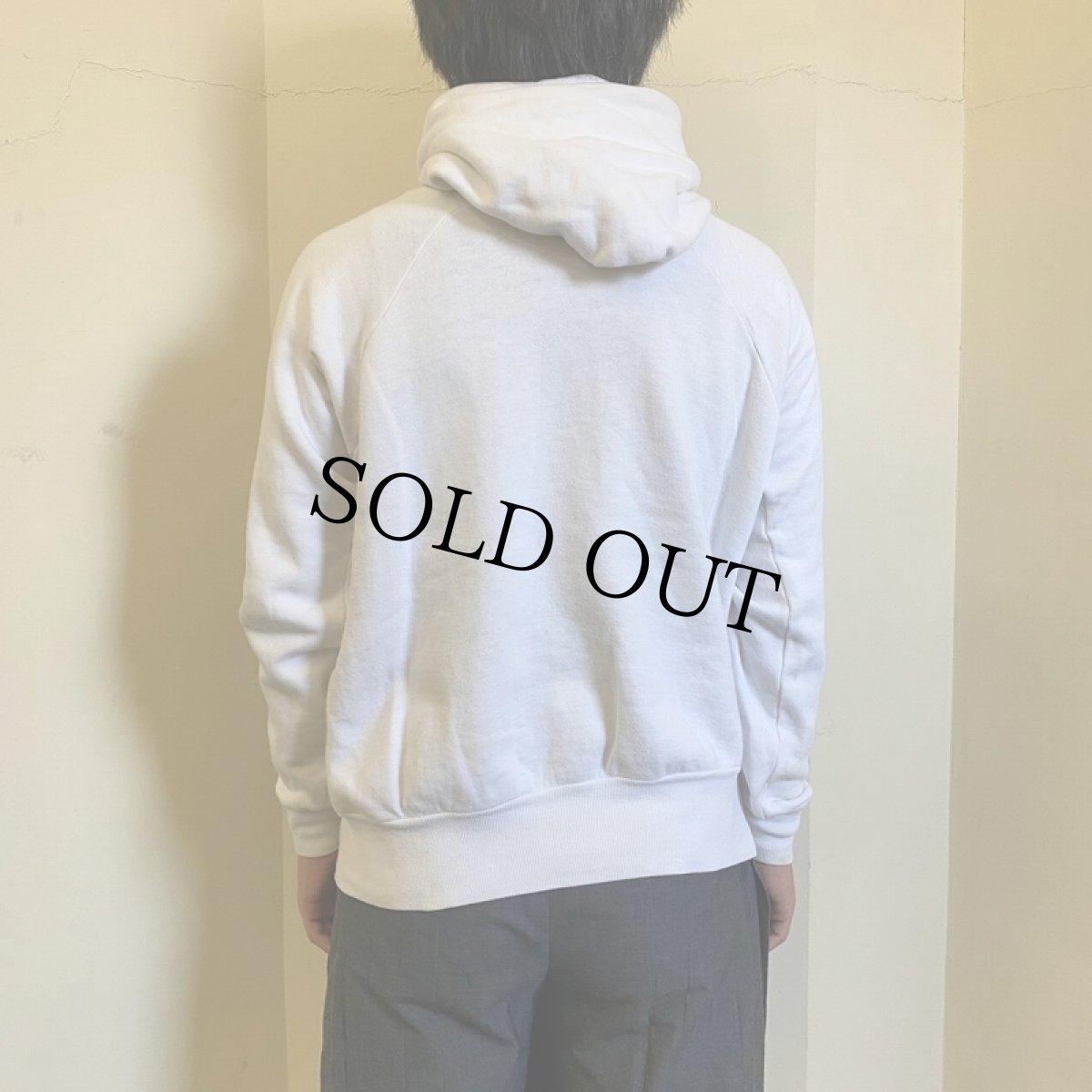 画像3: 50's BRENT 無地 ラグランスウェットフーディ  (3)