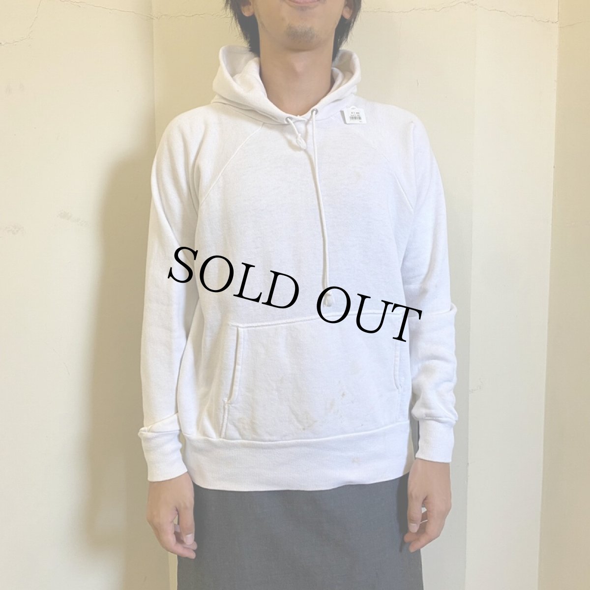 画像2: 50's BRENT 無地 ラグランスウェットフーディ  (2)