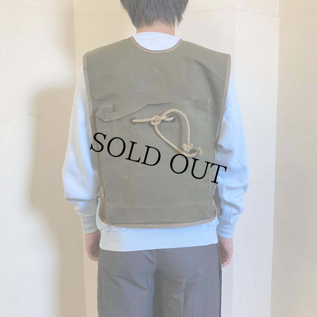 画像3: 40's WWII U.S.ARMY Ammunition Carrying Bag M2 (3)