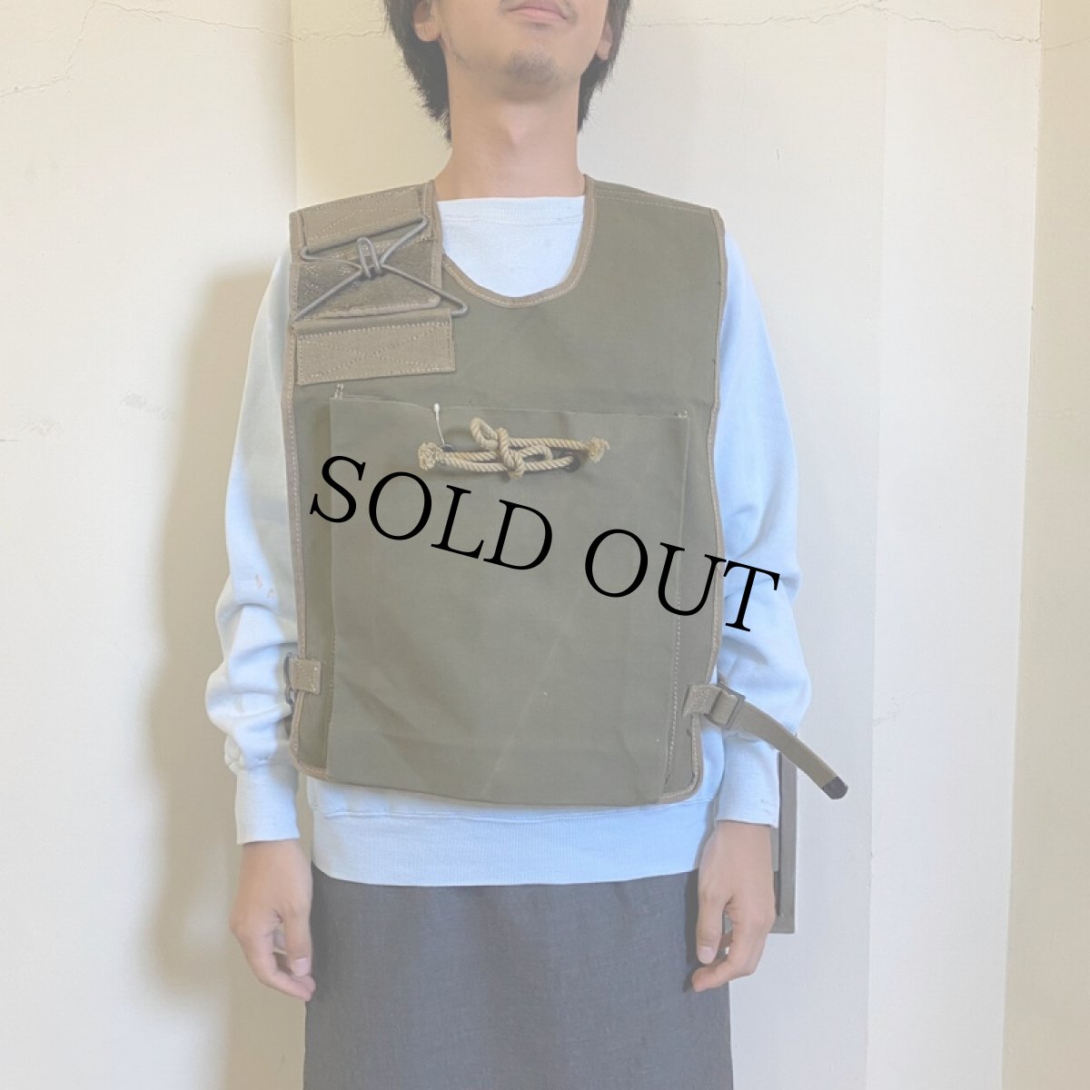 画像2: 40's WWII U.S.ARMY Ammunition Carrying Bag M2 (2)