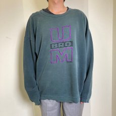 画像2: 90's UMBRO ロゴ刺繍スウェット XL (2)