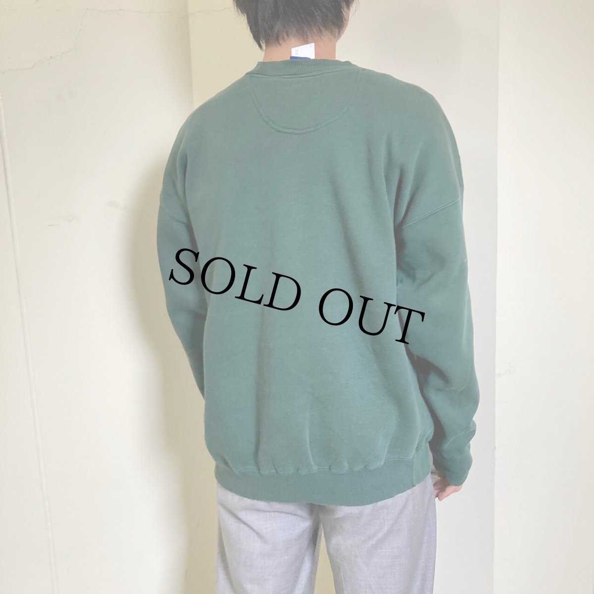 画像3: 90's UMBRO ロゴ刺繍スウェット L (3)