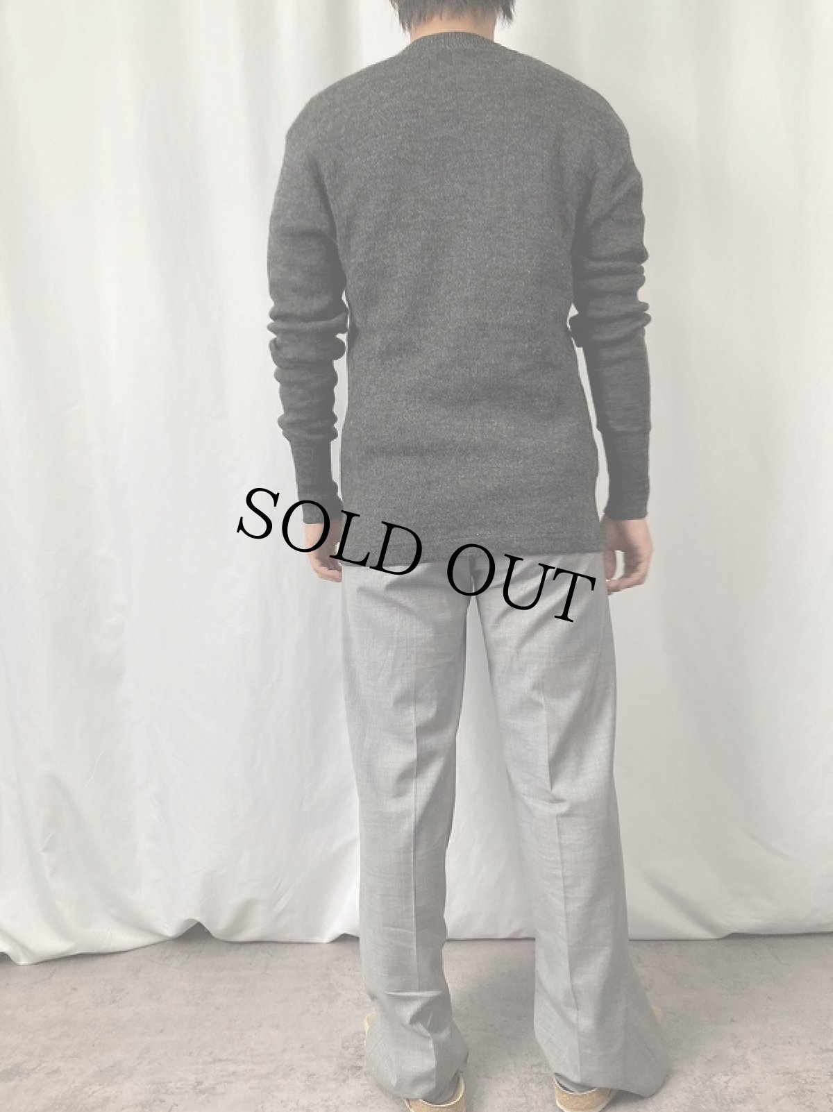 画像3: 50's McGREGOR USA製 ウールニットカーディガン SIZE46 (3)