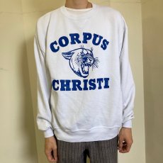 画像2: 90's RUSSEL ATHELETIC USA製 "CORPUS CHRISTI" プリントスウェット XL (2)