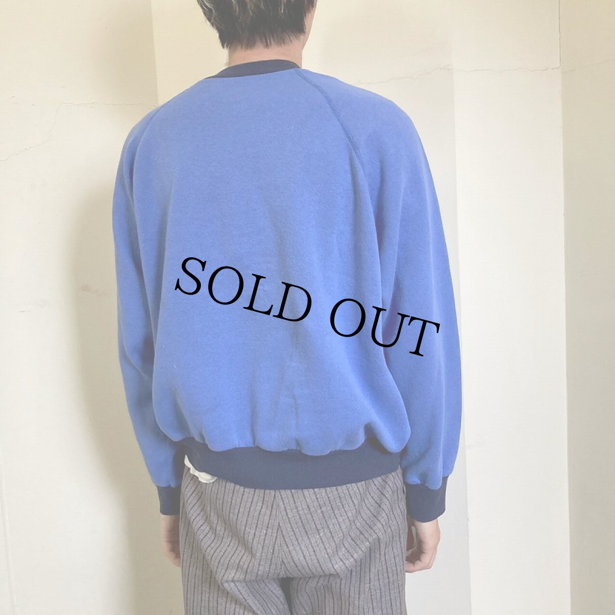 画像3: 60's THE SWEATSHIRTS COMPANY USA製 無地 ラグランスリーブスウェット XL (3)